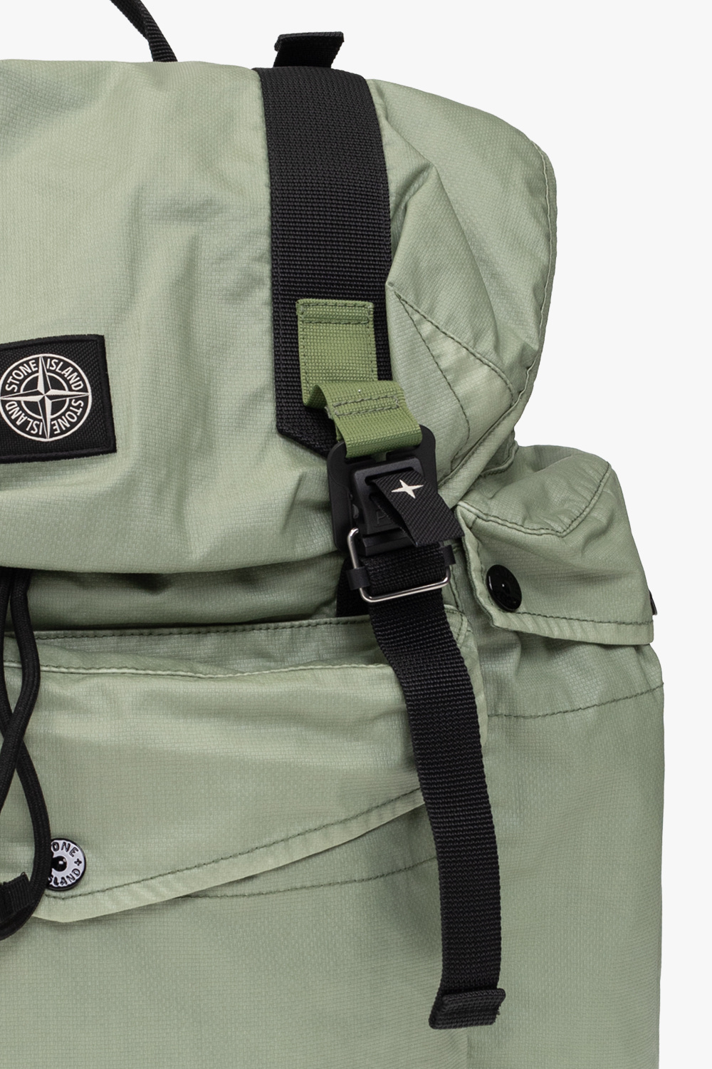 Green Logo patched backpack Stone Island IetpShops Switzerland